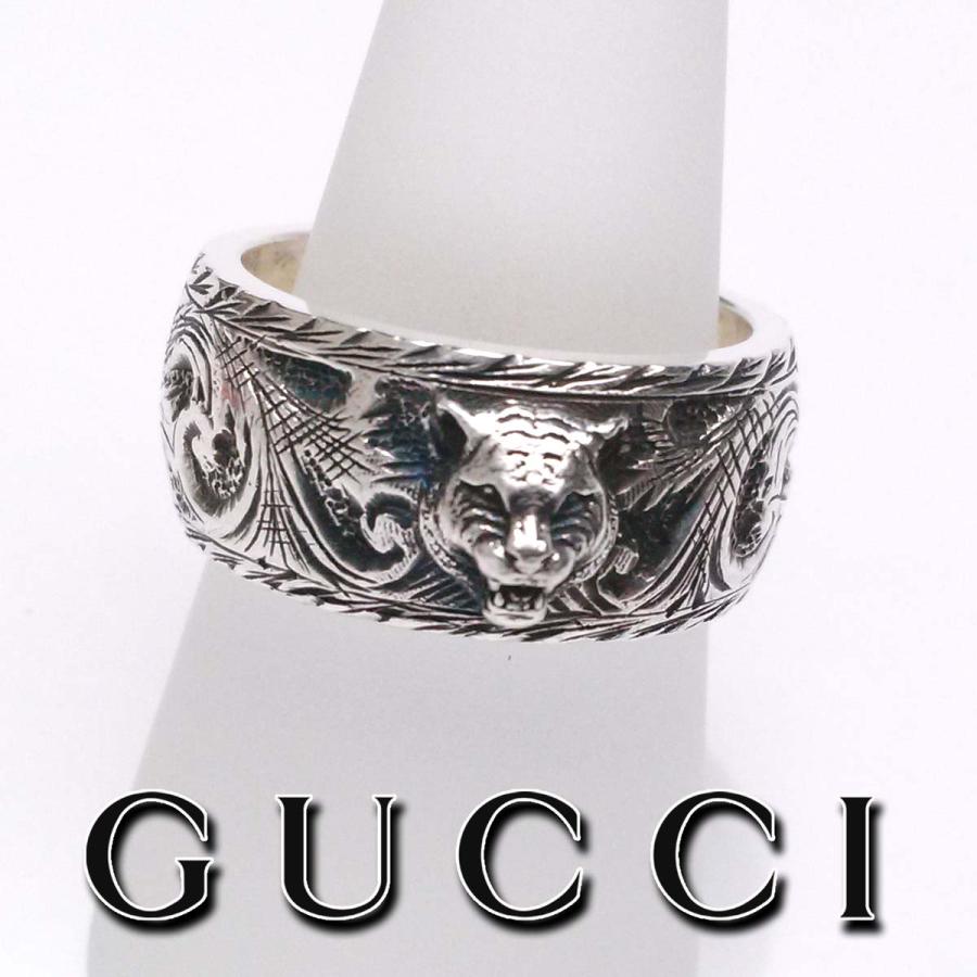 【極美品】 GUCCI タイガーヘッド リング シルバー925 16号 GUCCI（グッチ） 【美品】グッチ リング タイガーヘッド Ag925 16号