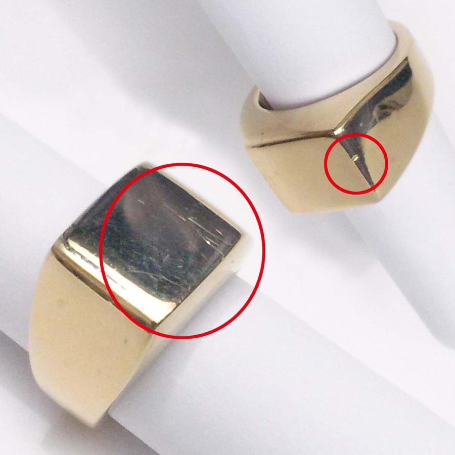 GUCCI（グッチ） 【美品】グッチ 印台リング シルバー925刻印 15.2g