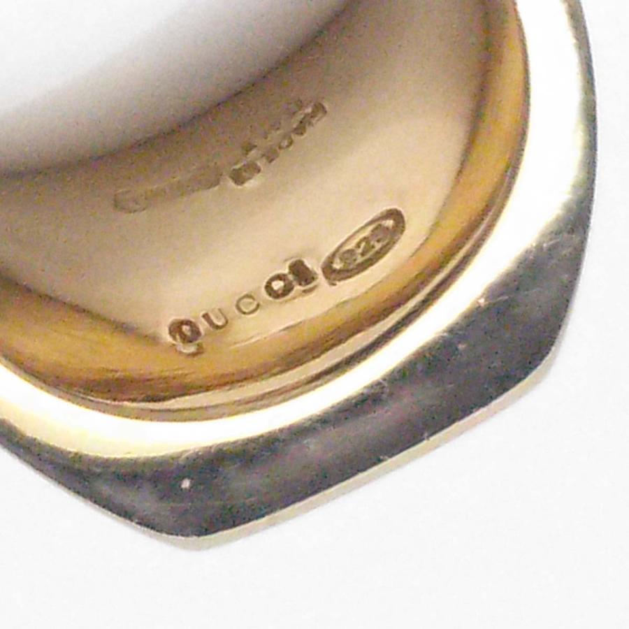 GUCCI（グッチ） 【美品】グッチ 印台リング シルバー925刻印 15.2g