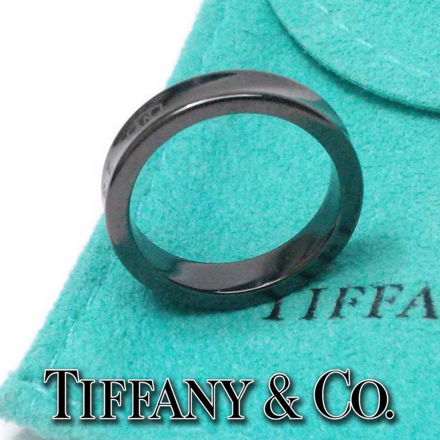 TIFFANY&Co.（ティファニー） 【美品】ティファニー 1837リング 黒