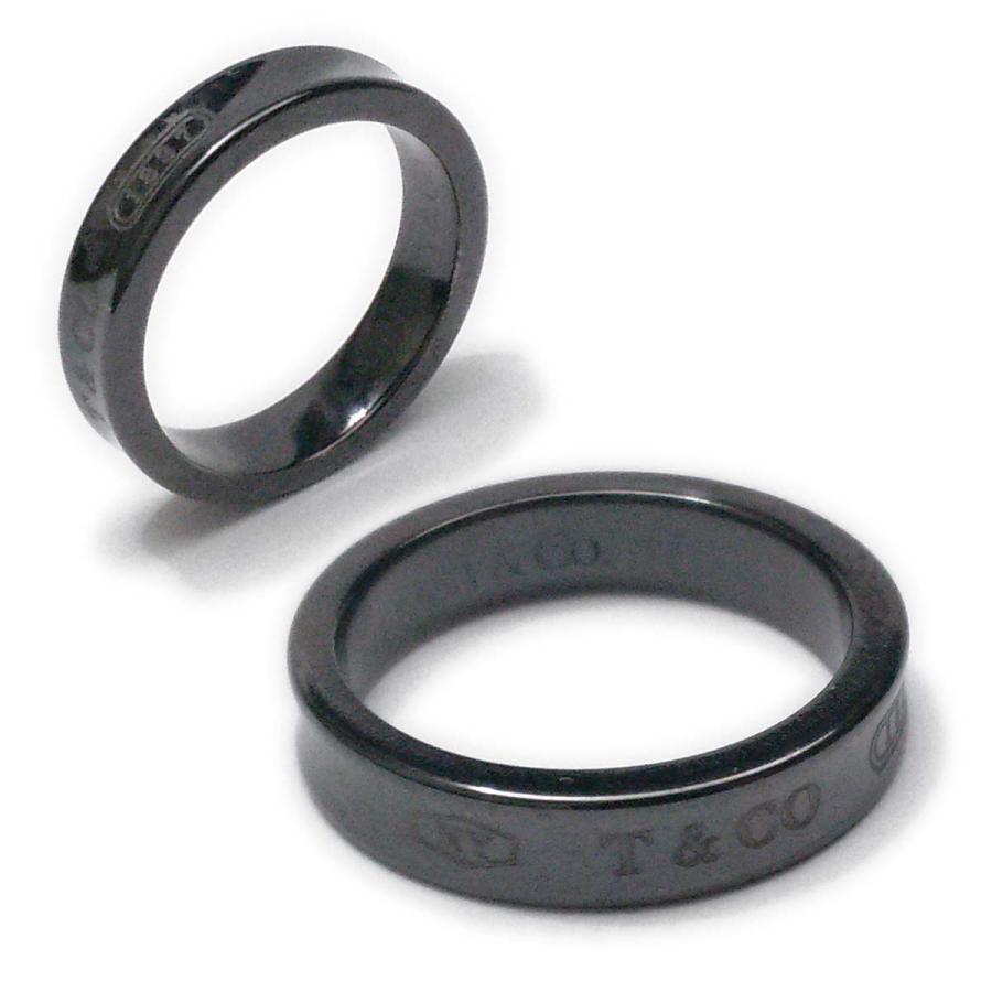 TIFFANY&Co.（ティファニー） 【美品】ティファニー 1837リング 黒