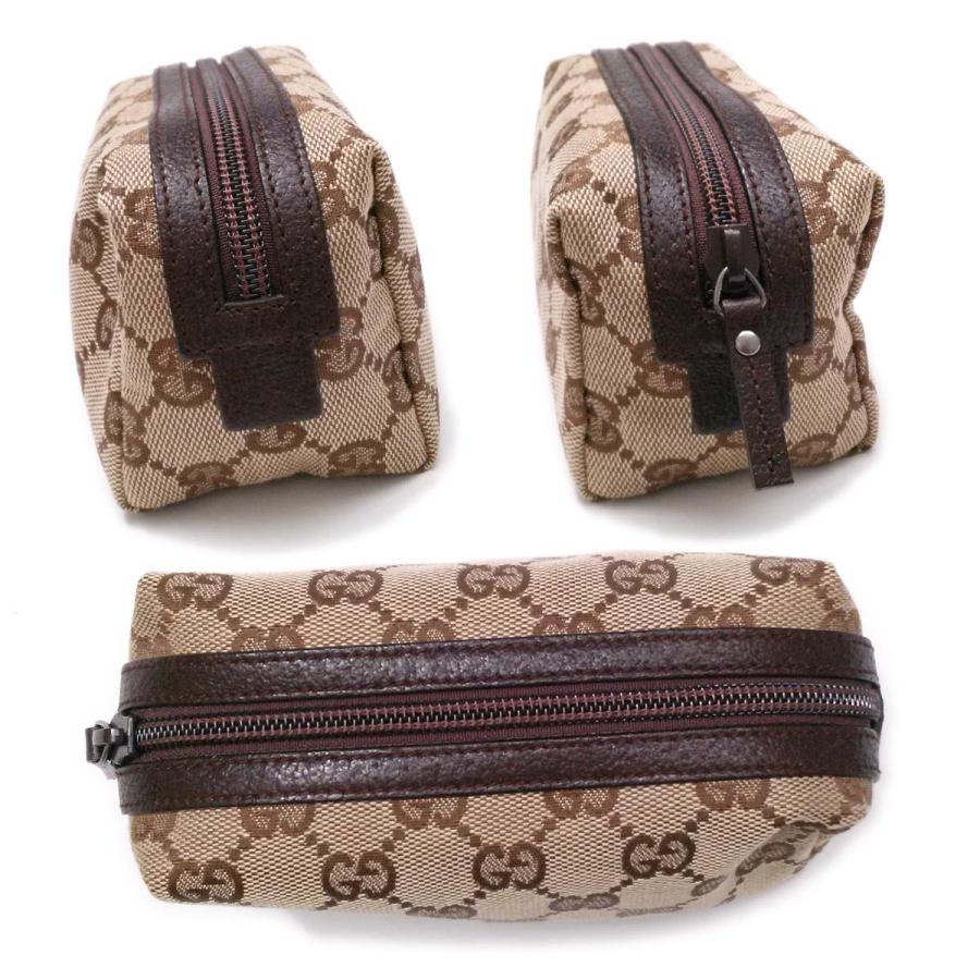 GUCCI（グッチ） 【未使用-新品同様】グッチ 化粧ポーチ 15cm ベージュ