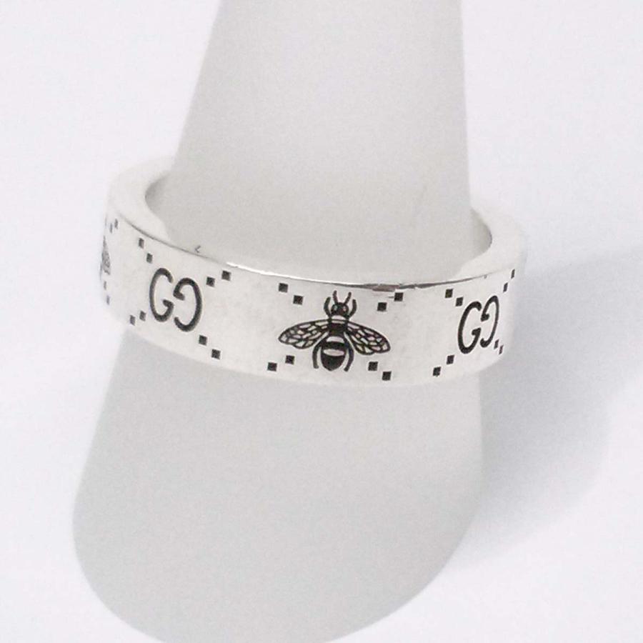 GUCCI（グッチ） 【美品】グッチ GG＆ビー 蜂リング 指輪 Bee シルバー