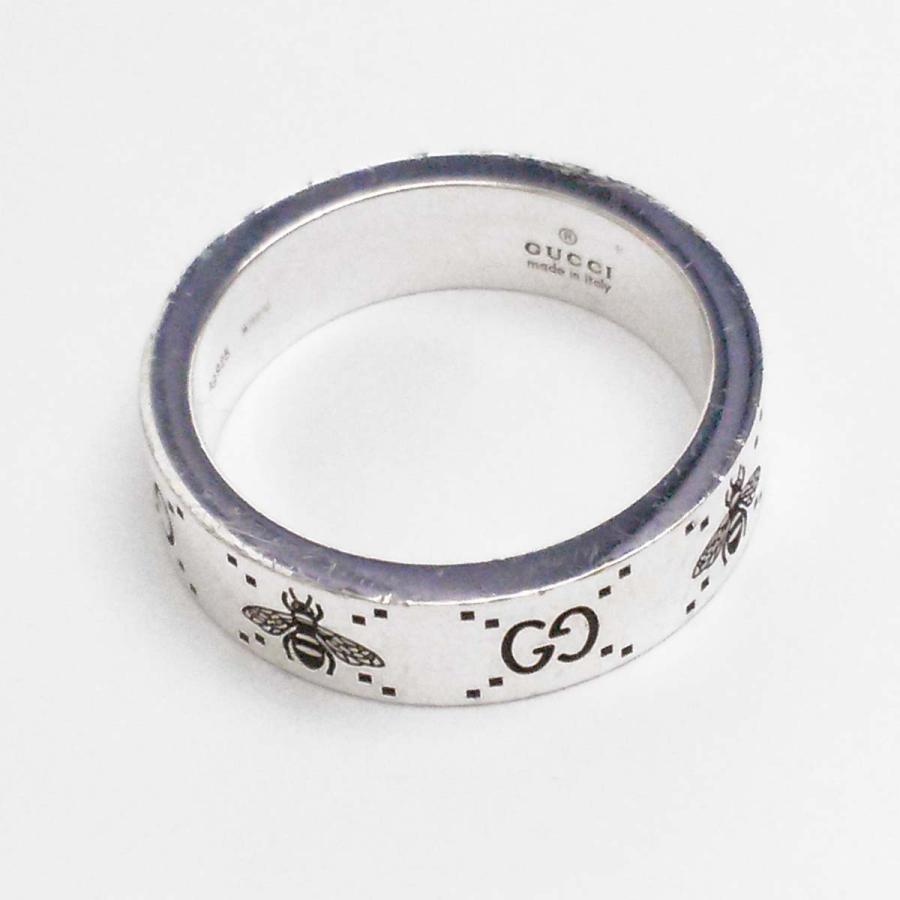GUCCI（グッチ） 【美品】グッチ GG＆ビー 蜂リング 指輪 Bee シルバー