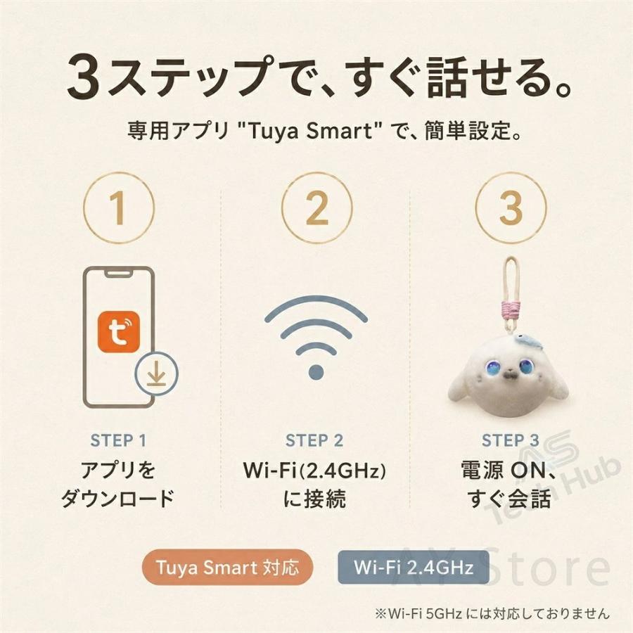 AIペット AIぬいぐるみ おしゃべりぬいぐるみ ChatGPT搭載 会話ぬいぐるみ AIロボット 音声ぬいぐるみ 英語学習 知育玩具 月額0 ...