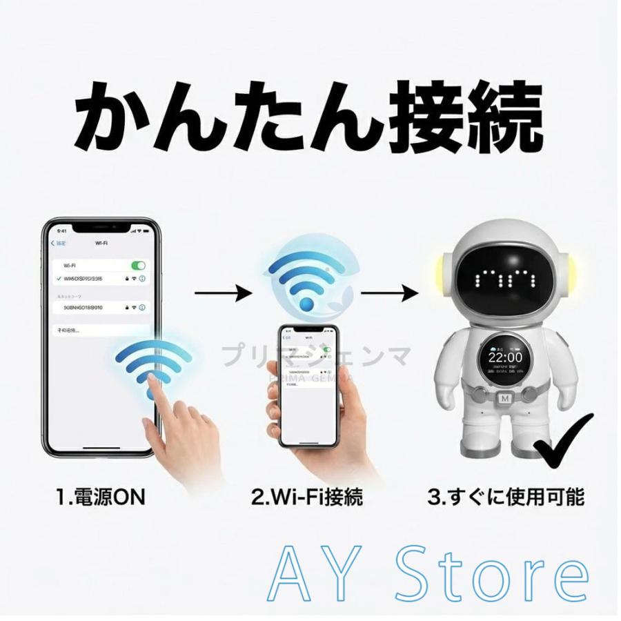 AIロボット 対話型 会話ロボット ChatGPT対応 音声操作 WiFi/Bluetooth