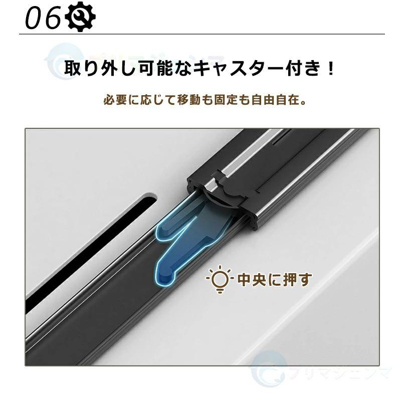 シンク下 伸縮 収納ケース 引き出し キッチン収納 シンク下収納 スライド式 収納 ラック 幅調節可能 引き出し 幅29-48 奥行41-55 高さ8cm 3レール 仕切り付き キ