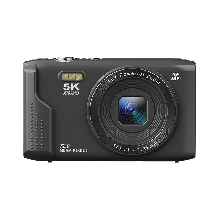 5K デジタルカメラ 本体 7200万画素 16倍ズーム 10%OFFで最安6912円／ デジタルカメラ 5K 7200w画素 高画質 16倍ズーム
