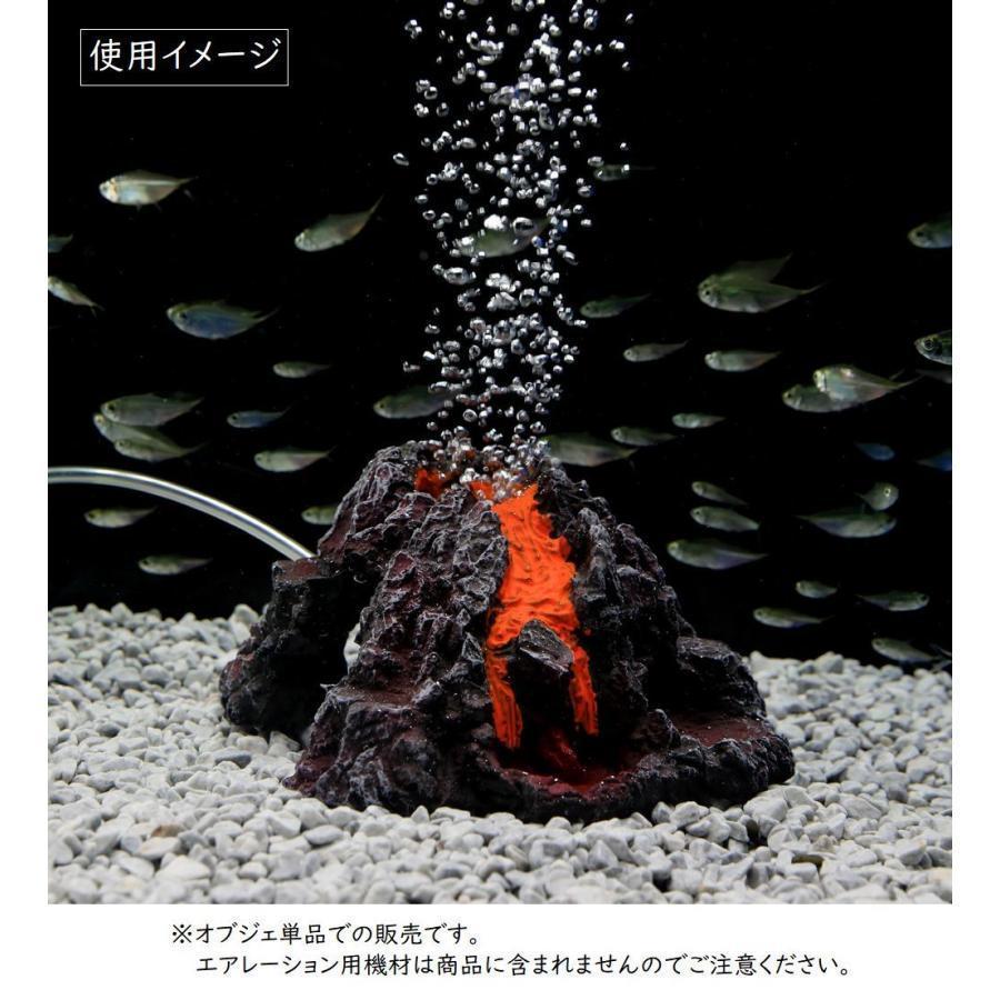 水槽用オブジェ アクアリウム デコレーション 火山 水槽装飾 置物