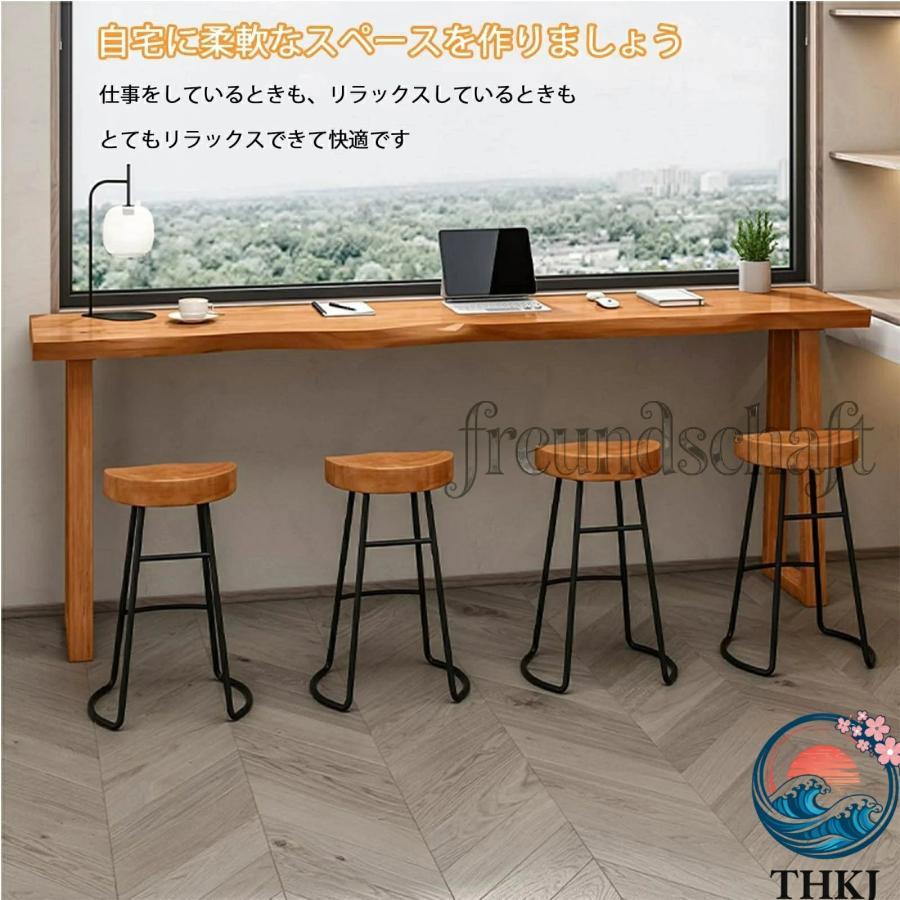 Jam2geth　カウンターテーブル カウンターテーブル ハイテーブル バーキャビネット 木製トップ 高さ