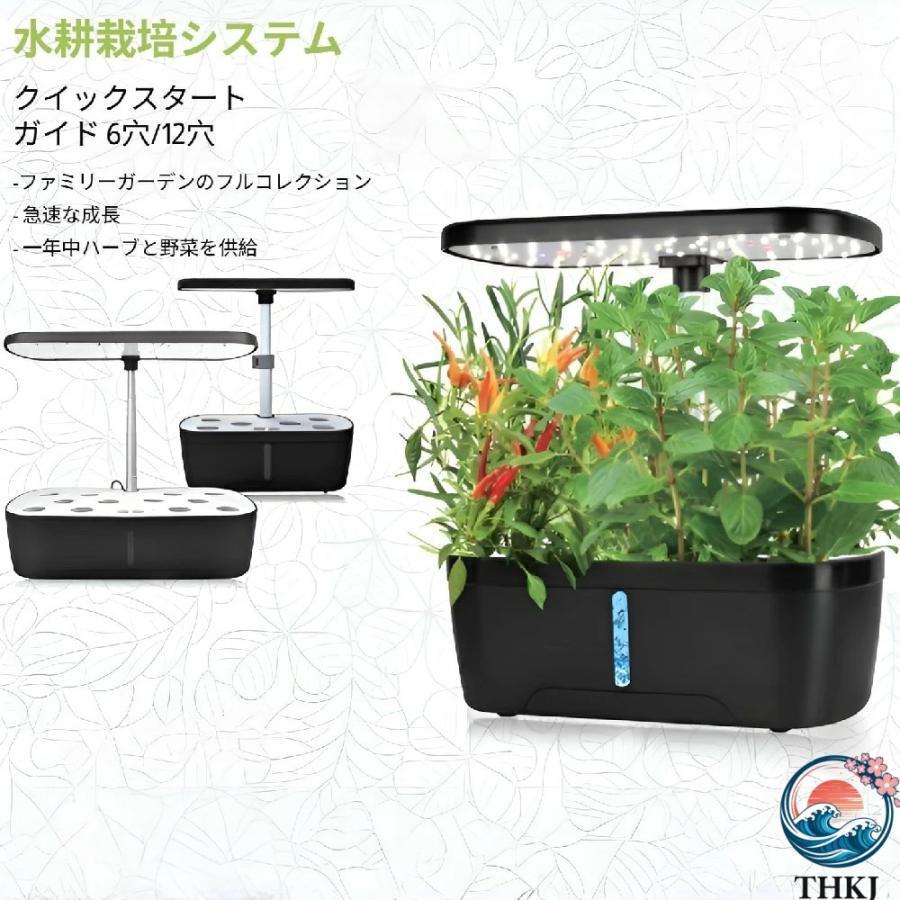 水耕栽培キット 家庭菜園 室内用水耕栽培キット 自動水循環と高さ調節
