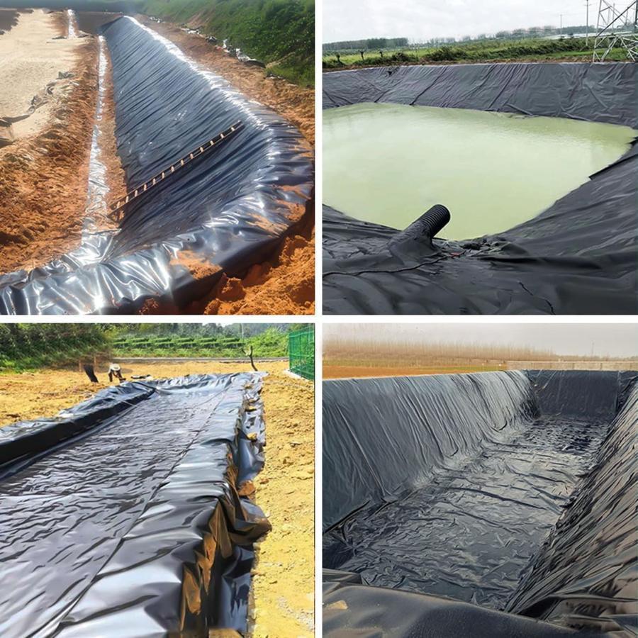 人工池用防水シート 透湿防水シート 屋外池用池ライナー 池スキン小魚池ライナーゴム製池タープ簡単に切断できる下敷き 噴水 滝ウォーターガーデン用_4