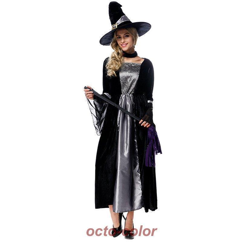 大きいサイズ M XL 女巫 メルヘンウィッチ まじょ 魔女 ウィッチガール ハロウィン衣装 大人用 女性用 レディース_2