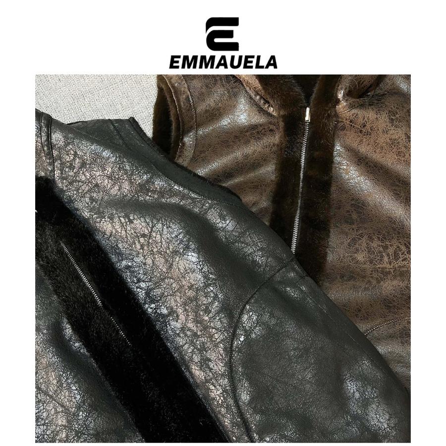 ファーベスト EU製 Emmauela ミラノ発 ミンク/カシミヤ混 ソフト 防寒