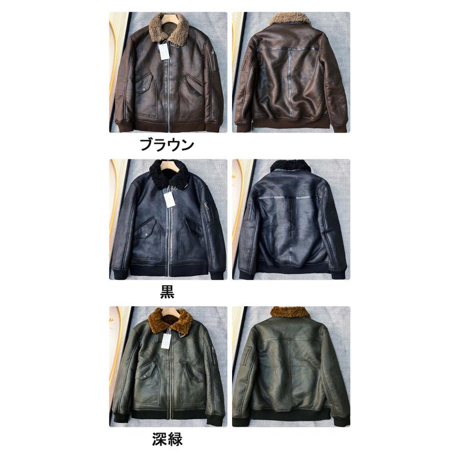 で*ん様 FRANKLIN MUSK レザー本革　MA-1 タイプ　 フランクリ ボマージャケット EU製 FRANKLIN MUSK ニューヨーク発 羊革 ムートン