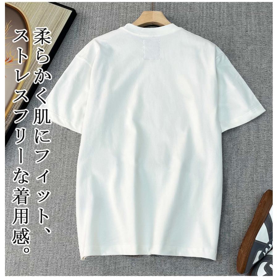 Tシャツ 半袖 EU製 christian milada ミラノ発 綿100％ スカル柄 個性 面白い ゆったり カットソー トップス カジュアル ストリート 街着 夏服 | ブランド登録なし | 05