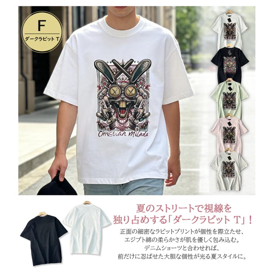 Tシャツ 半袖 EU製 christian milada ミラノ発 綿100％ ペインティング ゆったり トップス プルオーバー カジュアル レディース メンズ カップル 夏 | ブランド登録なし | 15