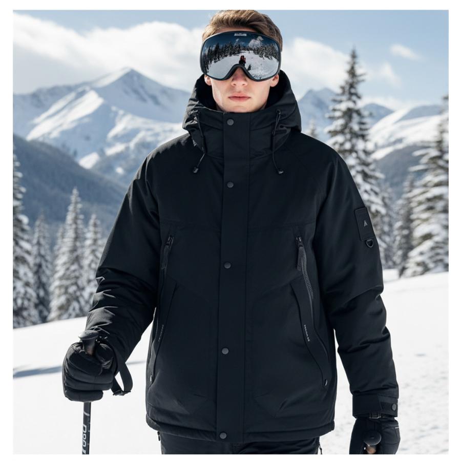 ダウンジャケット EU製 FRANKLIN MUSK アメリカ ニューヨーク発 グースダウン90％ 防寒 防風 防水 軽量 厚手 アウター マウンテンパーカー 男女兼用 | ブランド登録なし | 11