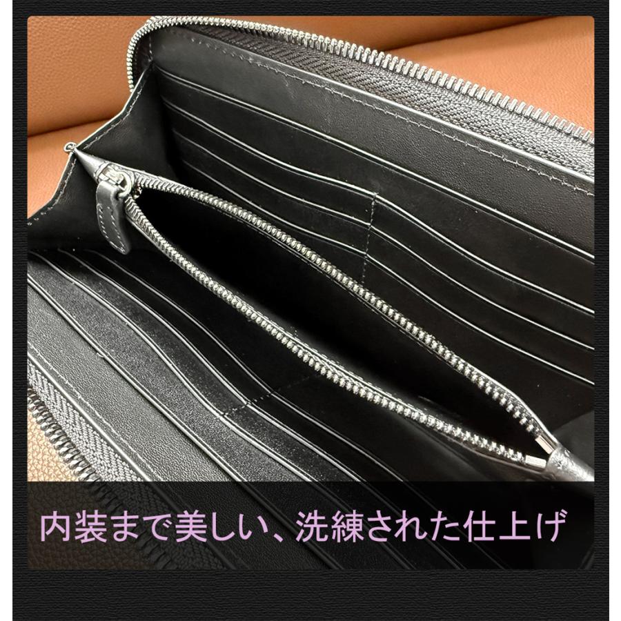 アリゲーター ラウンドファスナー長財布 EU製 Uaboni ユアボニ クロコ