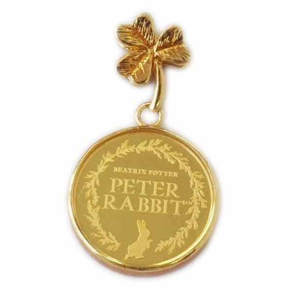 中古AB/使用感小】 ピーターラビット 金貨 2014年 1/25オンス