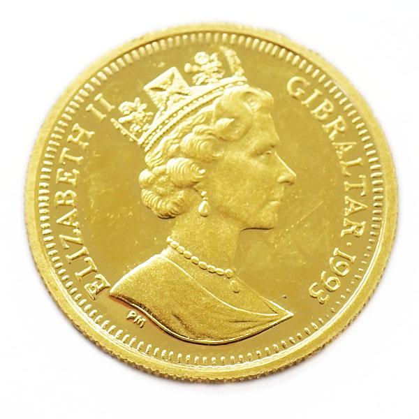 【中古A/美品】 ピーターラビット 生誕100周年 記念コイン 金貨 純金 1/10オンス 1993年 イギリス領ジブラルタル 24金 K24 硬貨 貨幣|aprewith|02