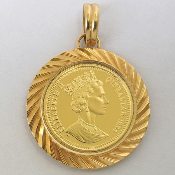 中古A/美品 ペンダントトップ 純金 ピーターラビットコイン 1994 中古A/美品 ペンダントトップ 純金 ピーターラビットコイン 1994