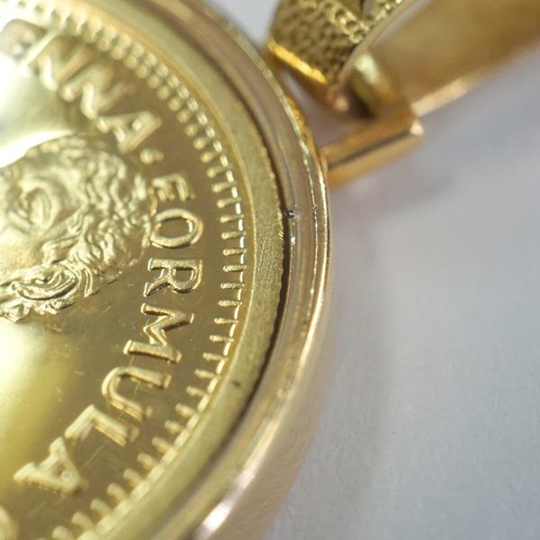 中古SA/極美品 ペンダントトップ アイルトン・セナ 100ドル金貨 中古SA/極美品 ペンダントトップ アイルトン・セナ 100ドル金貨