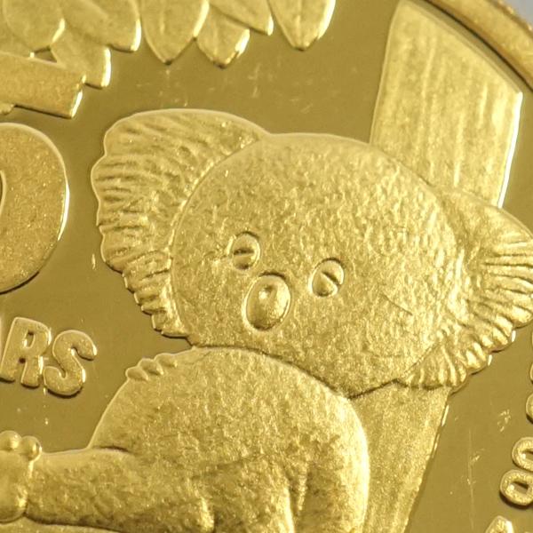 中古A/美品】 5ドル金貨 コアラ 2008年 オーストラリア 1/25oz 1/25
