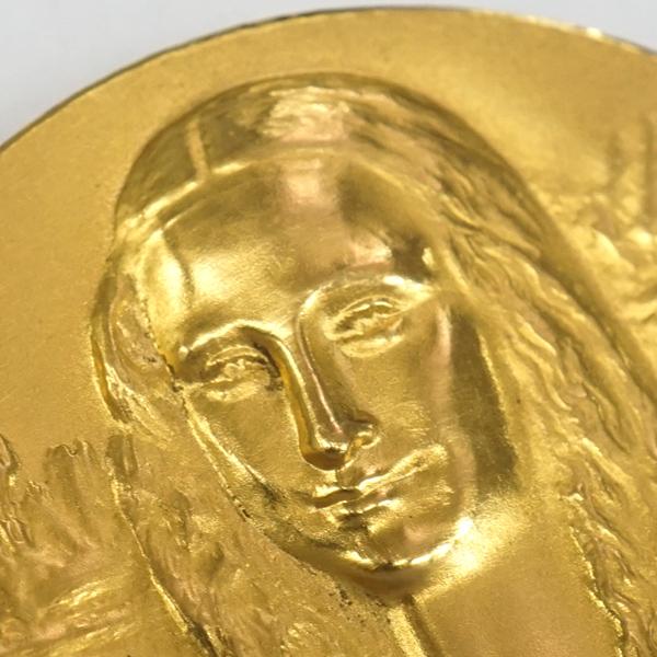 中古A/美品 純金 モナ・リザ メダル 25.2g レオナルドダヴィンチ 中古A/美品 純金 モナ・リザ メダル 25.2g レオナルドダヴィンチ