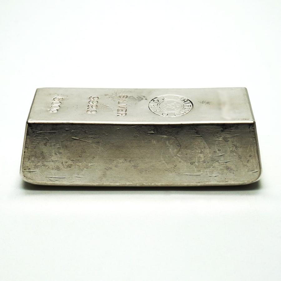 中古AB/使用感小 インゴット 純銀 500g 2点 1kg 1000g 石福金属 銀地金