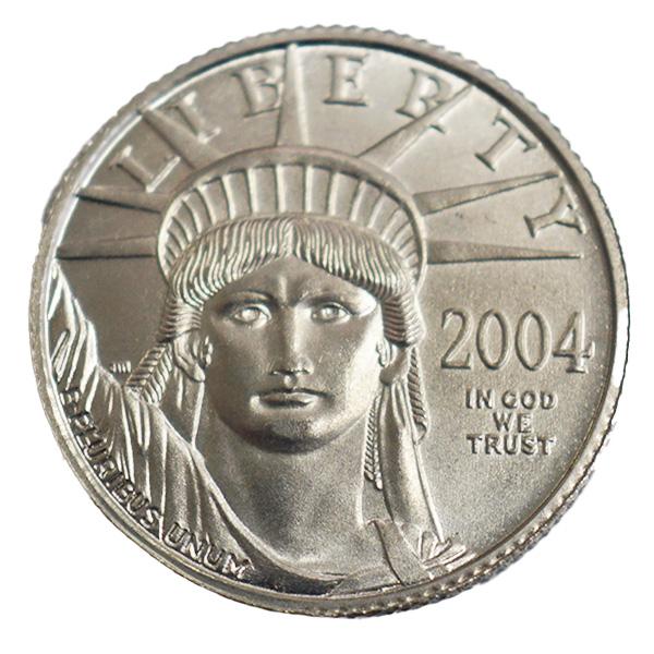 プラチナコイン、アメリカ、1/10オンス プラチナコイン、アメリカ、1/10オンス