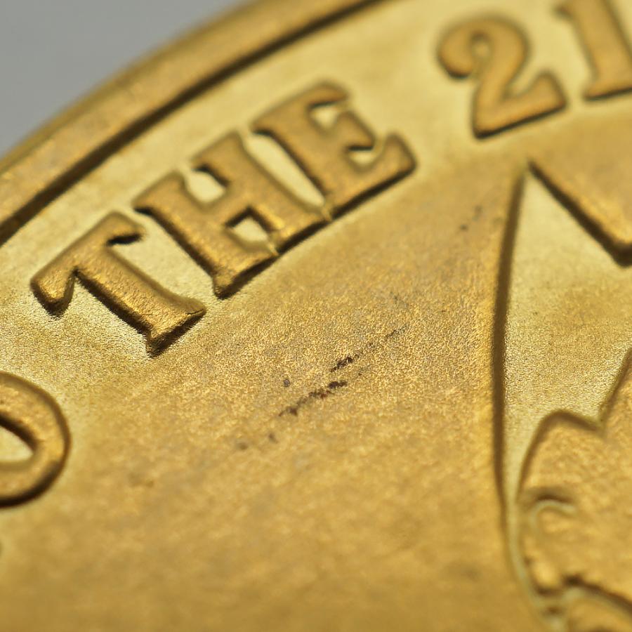 中古AB/使用感小 メダル 純金 手塚治虫 21世紀カウントダウン 限定版