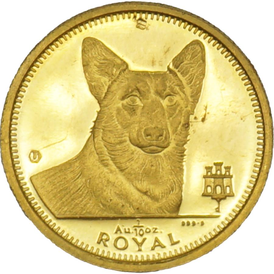 中古B/標準 貨幣 ロイヤルドッグコイン 1991 コーギー 1/10オンス 1/10oz 約3.1g 英領ジブラルタル発行 エリザベス2世 金貨 純金 硬貨 20522294085 | 