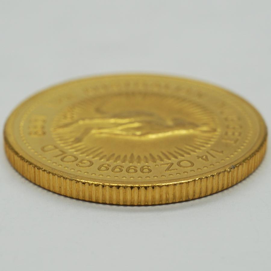 中古AB/使用感小 貨幣 カンガルー 金貨 純金 1/4オンス 1/4oz