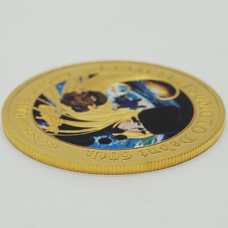 中古A/美品 貨幣 K24 松本零士画業60周年 公式記念貨幣 純金コイン