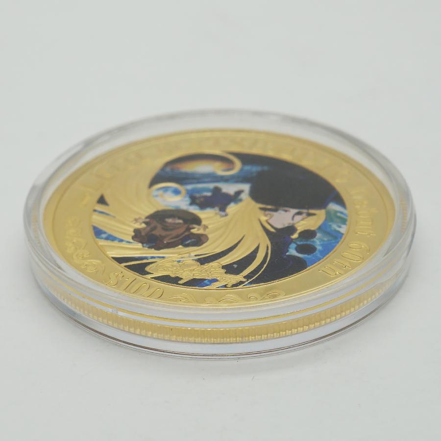 中古A/美品 貨幣 K24 松本零士画業60周年 公式記念貨幣 純金コイン