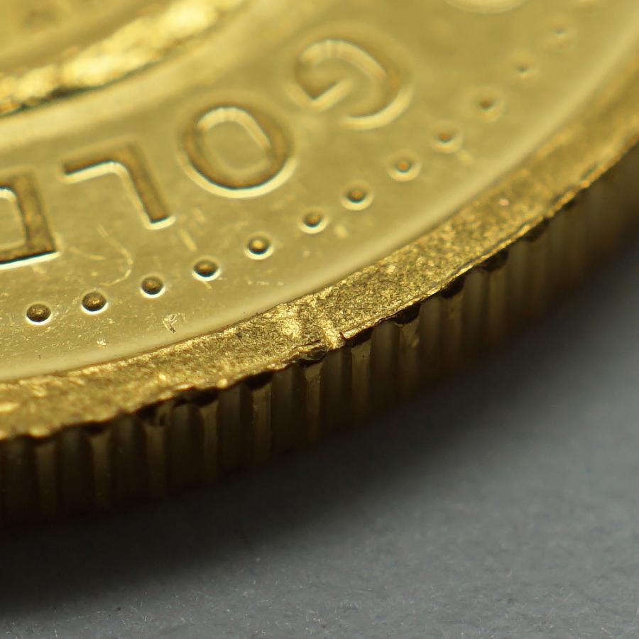中古AB/使用感小 貨幣 カンガルー 金貨 純金 1/10オンス 1/10oz