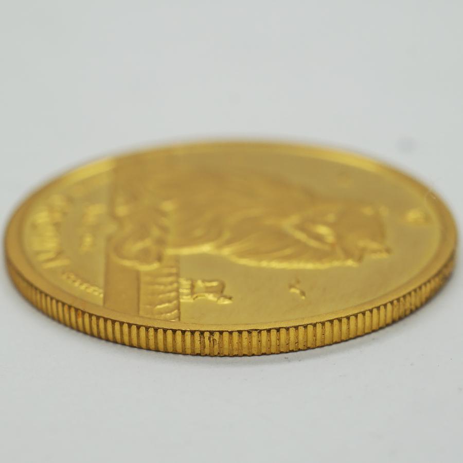 中古B/標準 貨幣 マン島 キャットコイン 金貨 純金 1/5オンス 1/5oz 約