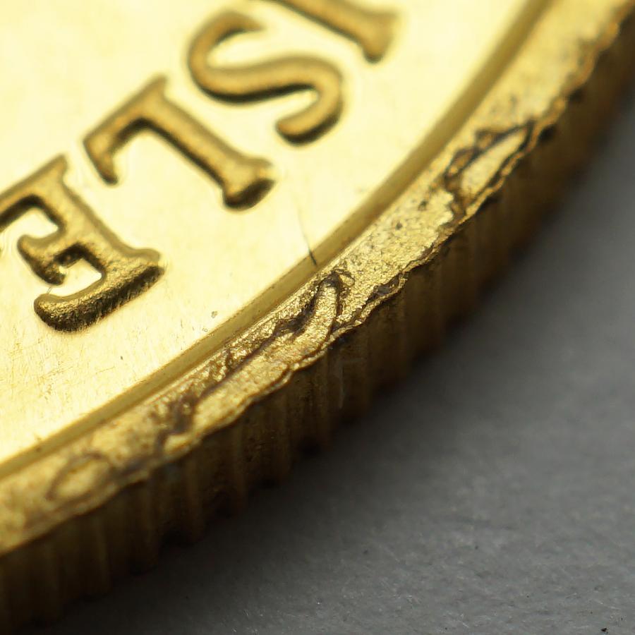 中古B/標準 貨幣 マン島 キャットコイン 金貨 純金 1/5オンス 1/5oz