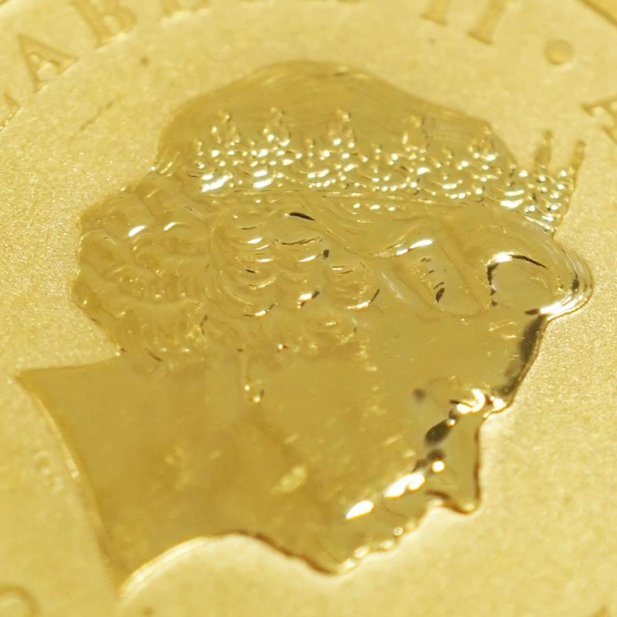 中古B/標準 貨幣 カンガルー 金貨 純金 1/4オンス 1/4oz 約7.7g 2008年 オーストラリア ナゲット コイン エリザベス2世 24金 K24 硬貨 メダル_3