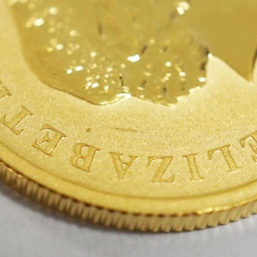 中古B/標準 貨幣 カンガルー 金貨 純金 1/4オンス 1/4oz 約7.7g 2008年 オーストラリア ナゲット コイン エリザベス2世 24金 K24 硬貨 メダル_4