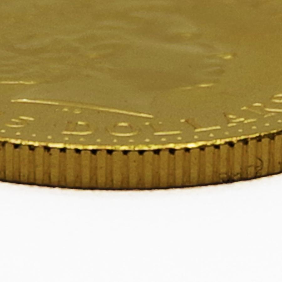 中古AB/使用感小 貨幣 カンガルー 金貨 純金 1/10oz 約3.1g 2002年