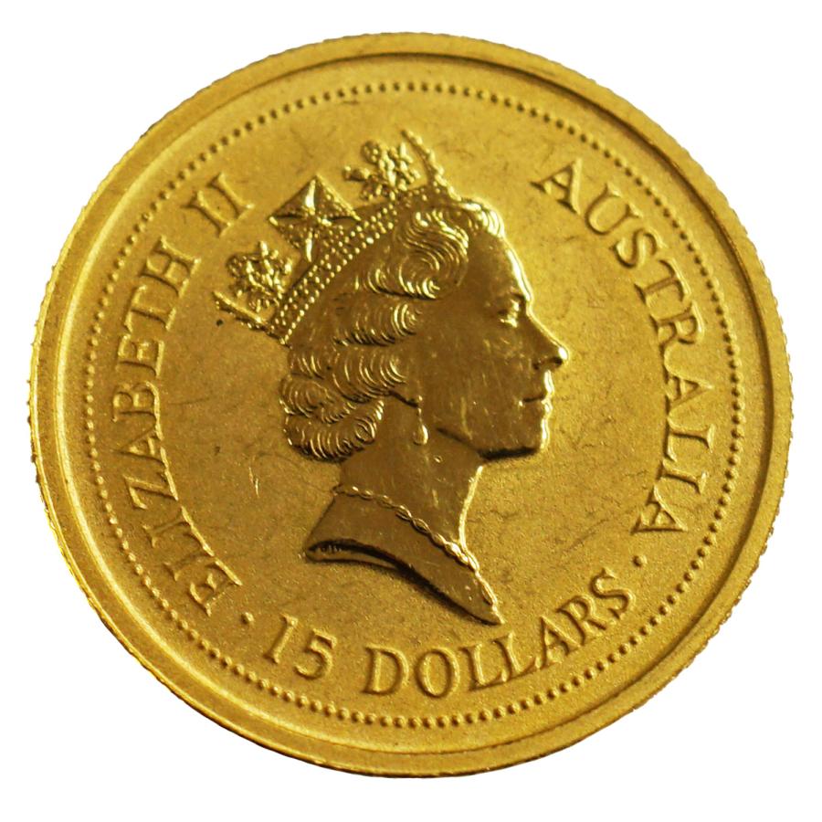 中古B/標準 貨幣 カンガルー 金貨 純金 1/10オンス 1/10oz 約3.1g 1996
