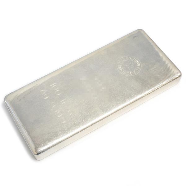 中古AB/使用感小 純銀 インゴット バー 100オンス 3110g 3kg