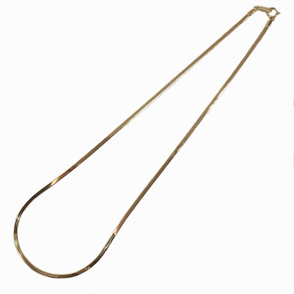 新品】ネックレス 18金 K18 ネックレス スネーク チェーン 40cm 幅1.5