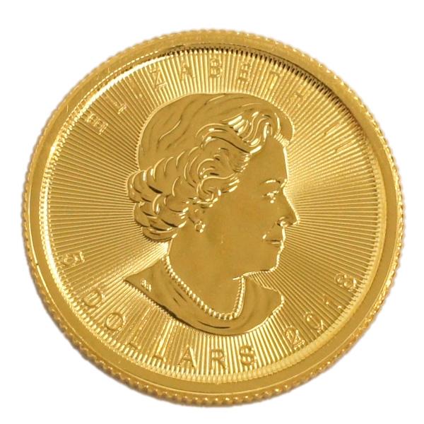24金 メイプルリーフ 金貨 1/10oz ランダムイヤー カナダ 純金 K24