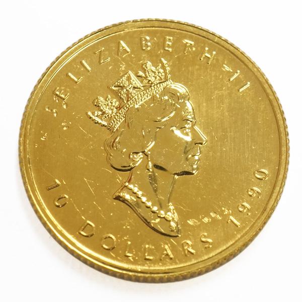 24金 メイプルリーフ 金貨 1/4oz ランダムイヤー カナダ 純金 K24