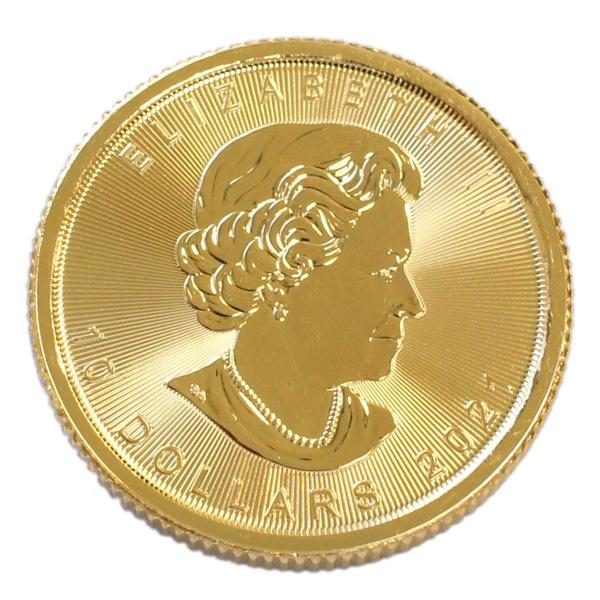 最大43%OFFクーポン24金 メイプルリーフ 金貨 ランダムイヤー 純金
