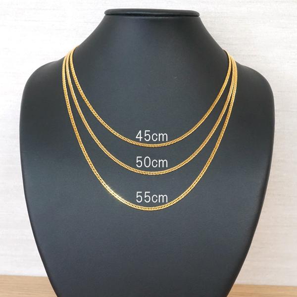 24k刻印　ネックレス56g 喜平 ネックレス K18 トリプル Mカット 92g 55cm 造幣局検定マーク