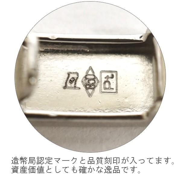 喜平 ネックレス プラチナ Pt850 W6面 50cm 30g 造幣局検定刻印 キヘイ